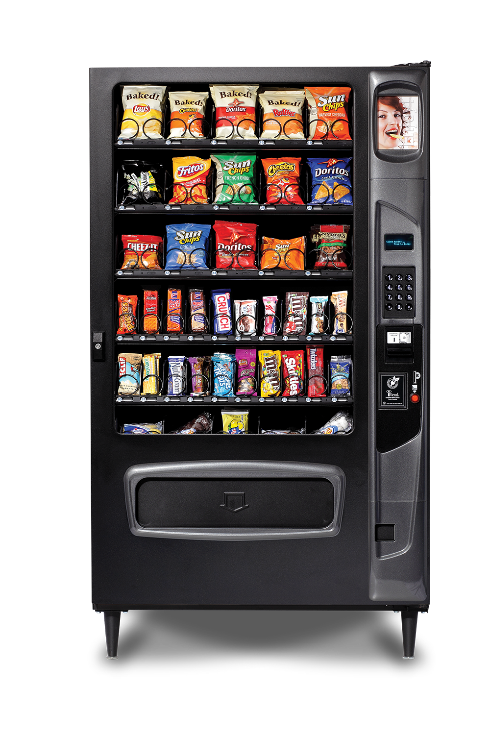 Large Capacity Snack Vending Machine – 40 Selection