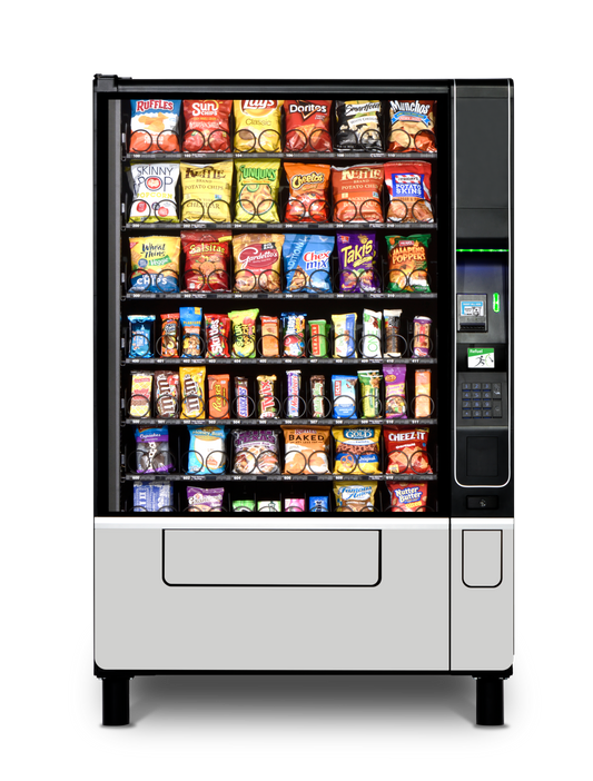 MarketOne Snack 6W Vending Machine with Card Reader