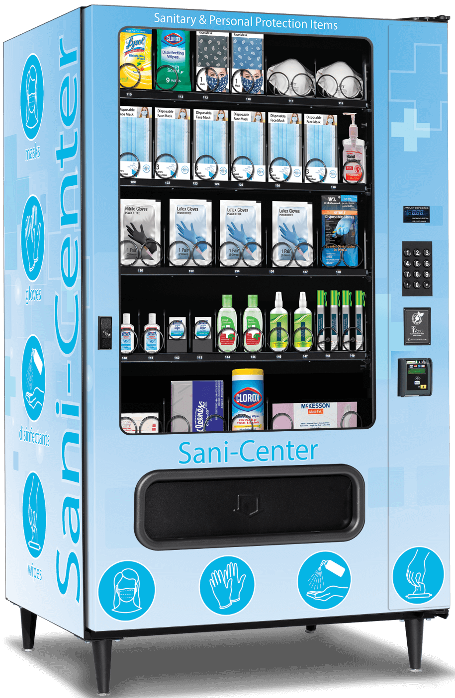 Sani-Center Plus PPE &amp; Medical Supply Vending Machine