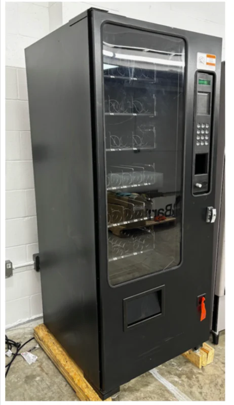 AMS 3 wide snack vending machine for sale