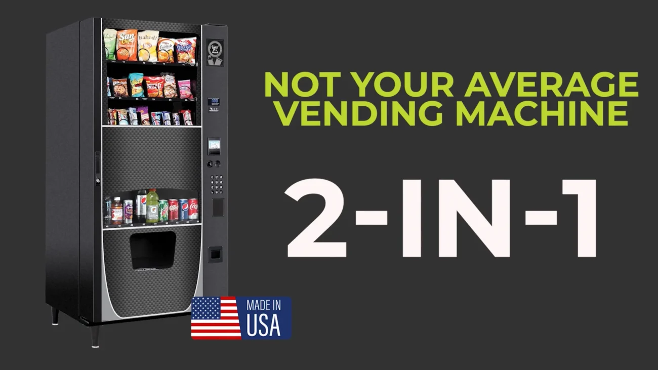 The Express Combo Vending Machine- Your All-in-One Solution for Snacks, Drinks, and Steady Profits