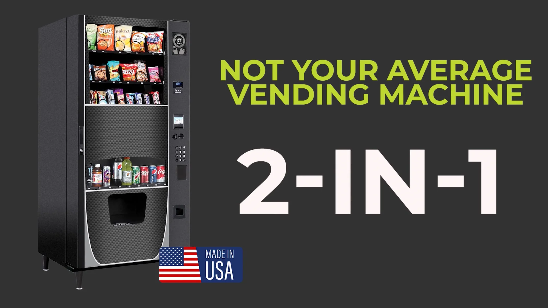 The Express Combo Vending Machine- Your All-in-One Solution for Snacks, Drinks, and Steady Profits